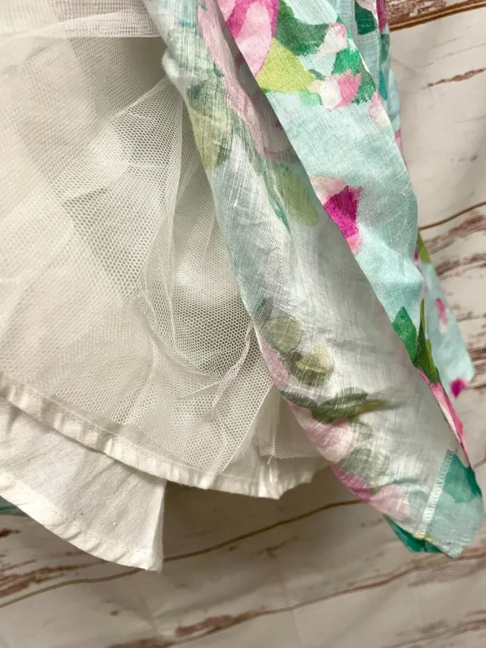 Mayoral Aqua Floral Dress